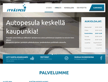 Tablet Screenshot of jyvaspesu.fi